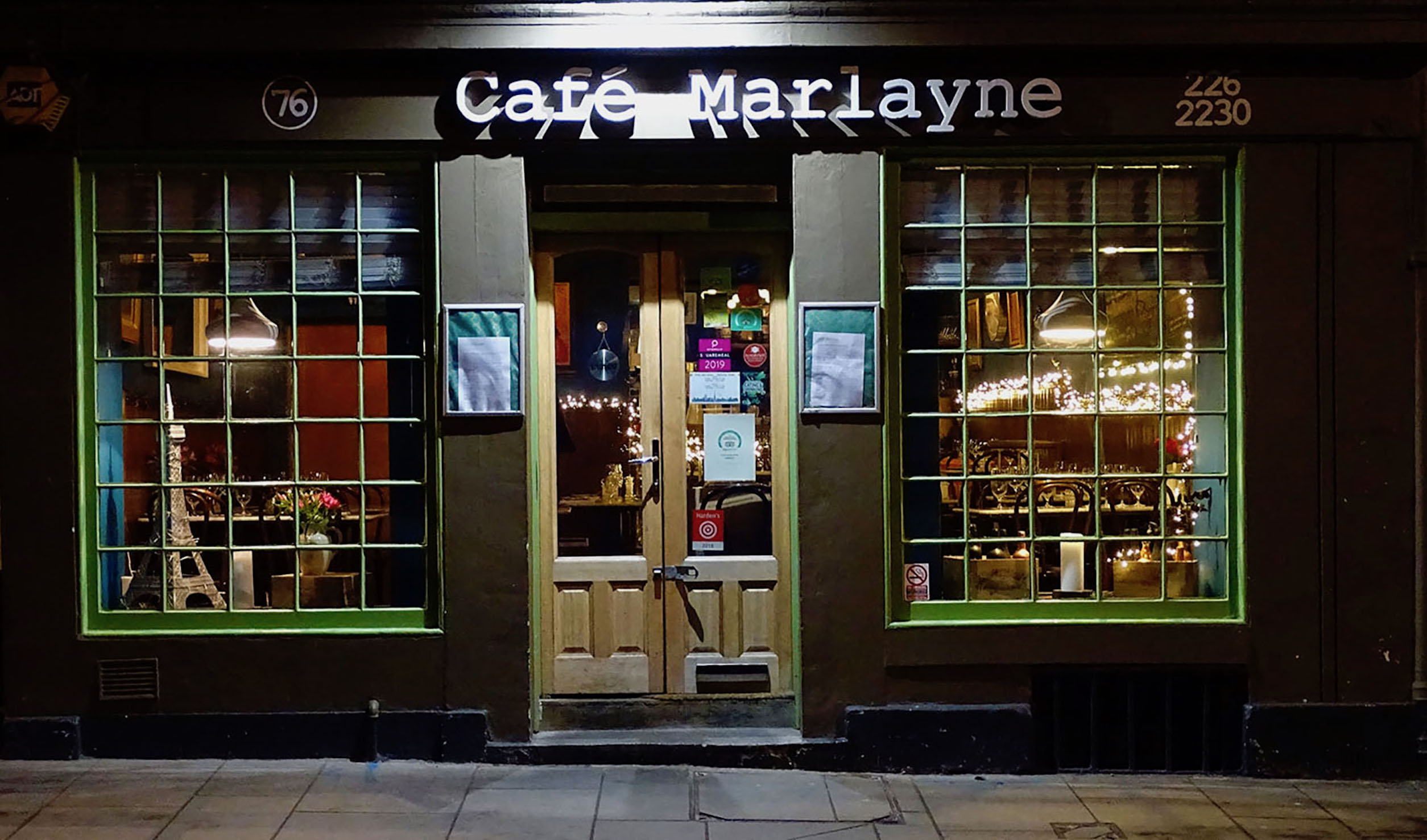 Café Marlayne French Restaurant Edinburgh Thistle Street